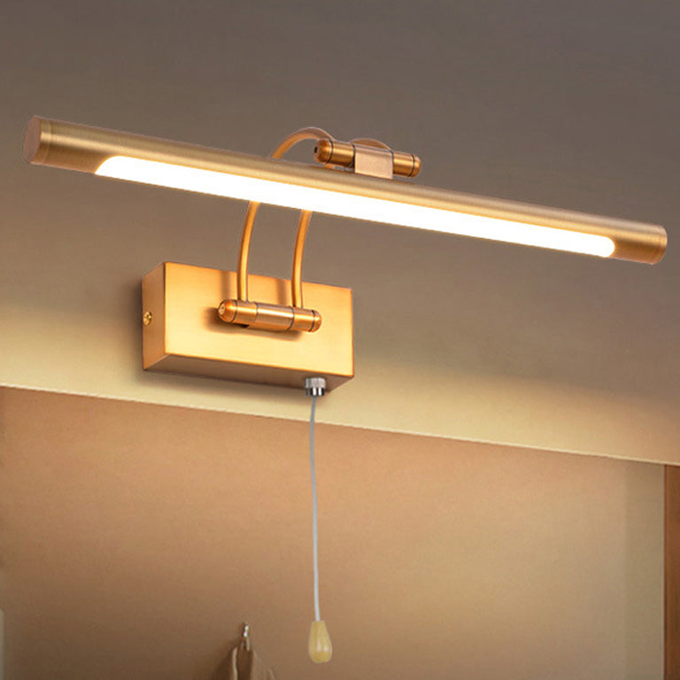 LED Mirror Front Light Modern Simple Vanity Light with Plastic Shade for Bathroom