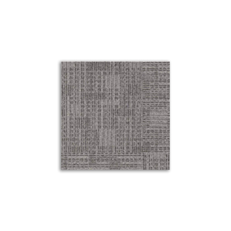 Carpet Tile Non-Skid Fade Resistant Geometry Loose Lay Carpet Tiles Dining Room