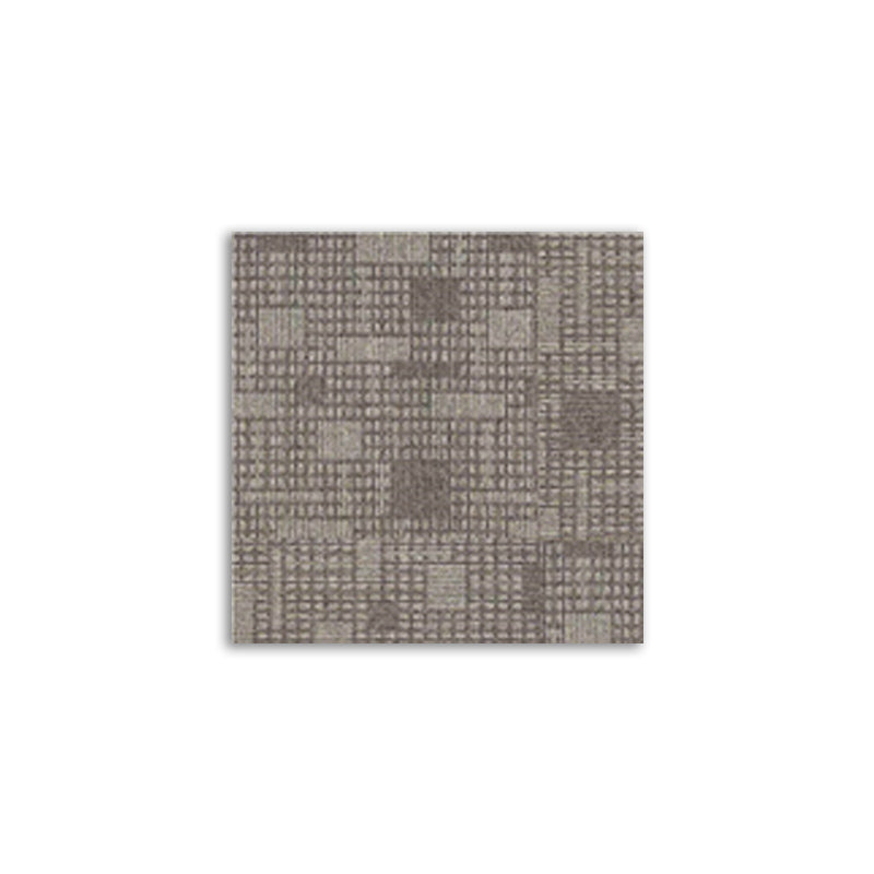 Carpet Tile Non-Skid Fade Resistant Geometry Loose Lay Carpet Tiles Dining Room