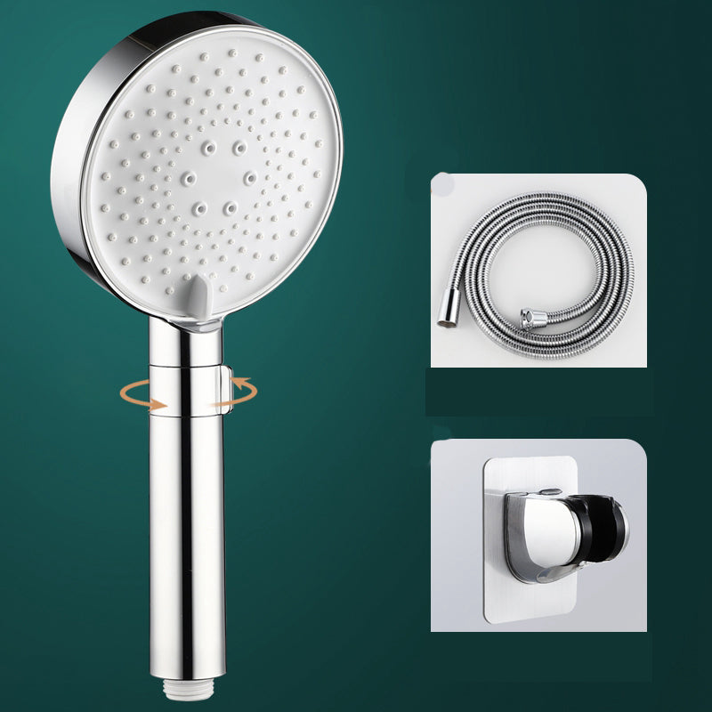Round Water Filtration Hand Shower Adjustable Water Flow Wall-Mount Hand Shower