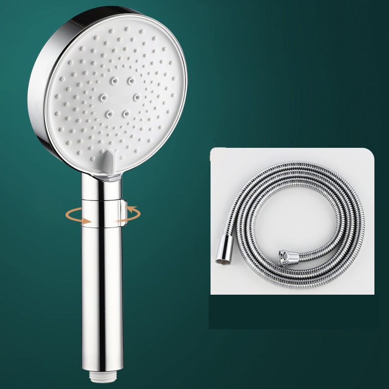 Round Water Filtration Hand Shower Adjustable Water Flow Wall-Mount Hand Shower