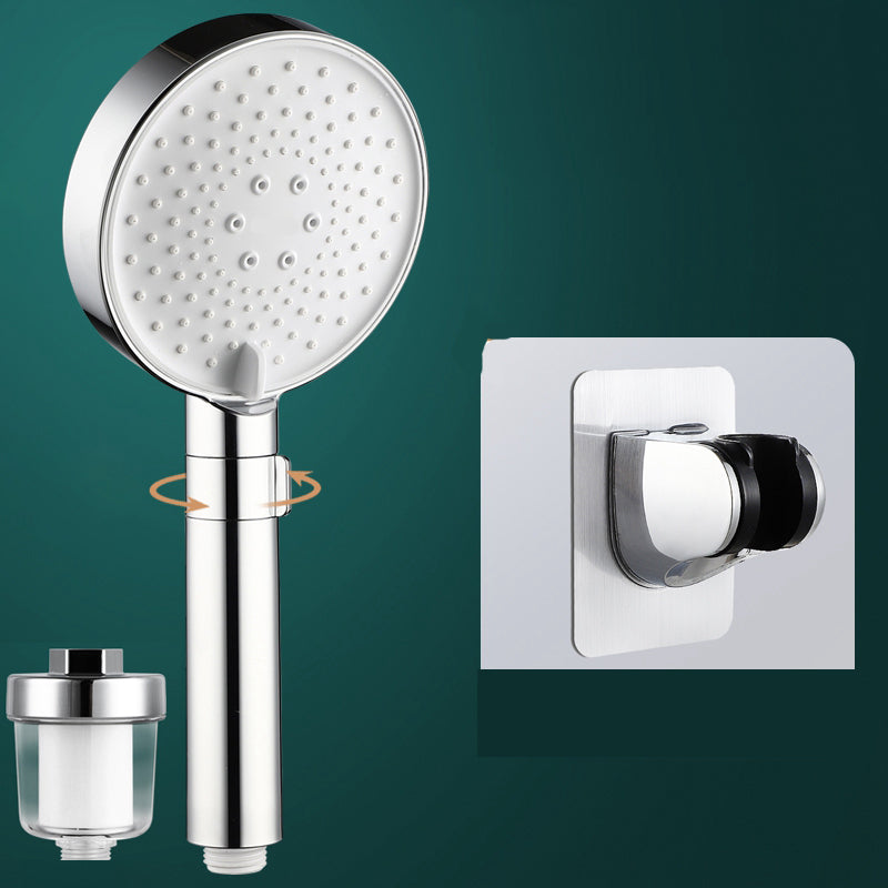 Round Water Filtration Hand Shower Adjustable Water Flow Wall-Mount Hand Shower