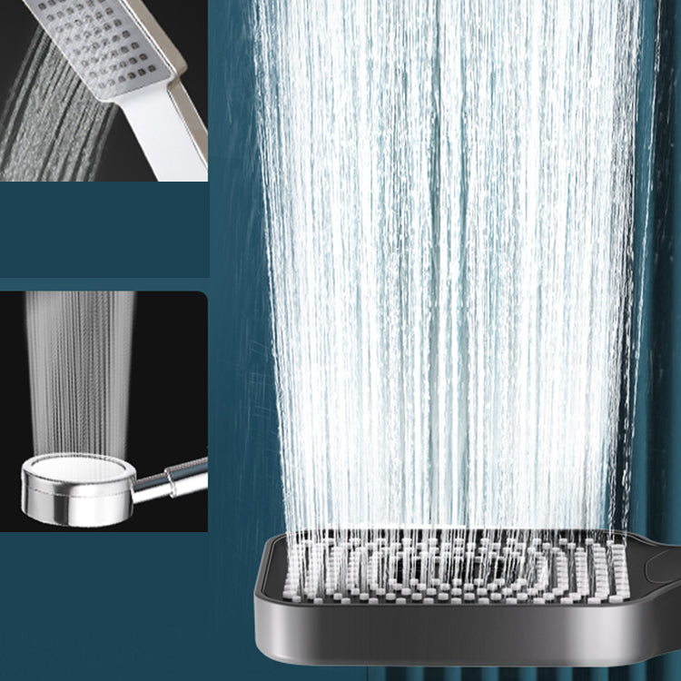 Rectangular Hand Shower Self-Cleaning Wall-Mount Hand Shower