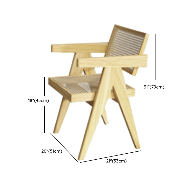 Modern Rectangle Wood Dining Table 1/2/5 Pieces Dining Set for Dining Room