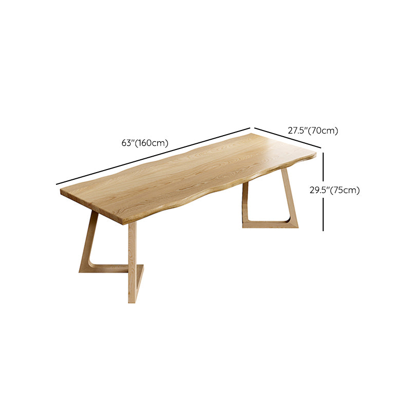 Modern Style Dinette Set 1/2/7 Pcs Rectangle Solid Wood Dinette Table with Dining Chairs