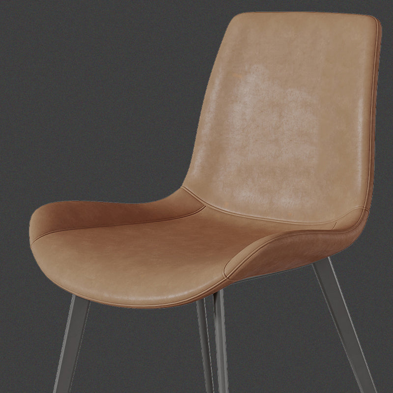 White Stone Dining Table Set with Leather Chairs 3/5 Pcs Modern Dinette Set