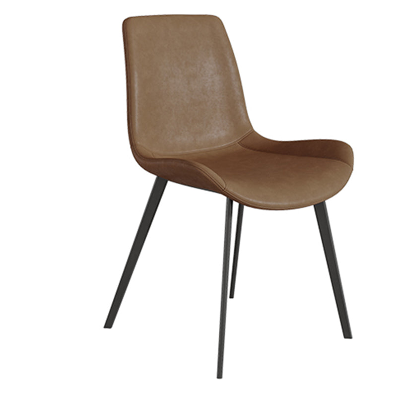 White Stone Dining Table Set with Leather Chairs 3/5 Pcs Modern Dinette Set