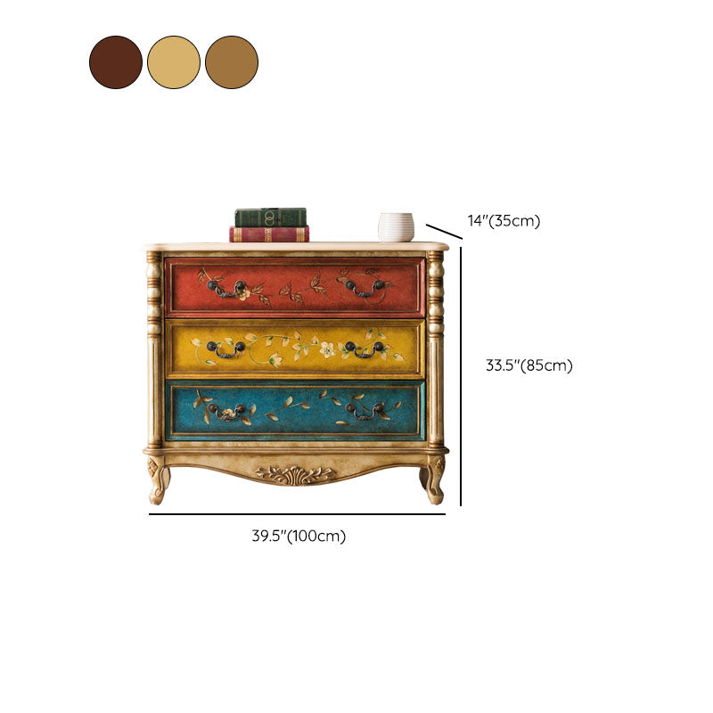 Traditional Vertical Dresser Wooden Storage Bachelor Chest for Bedroom