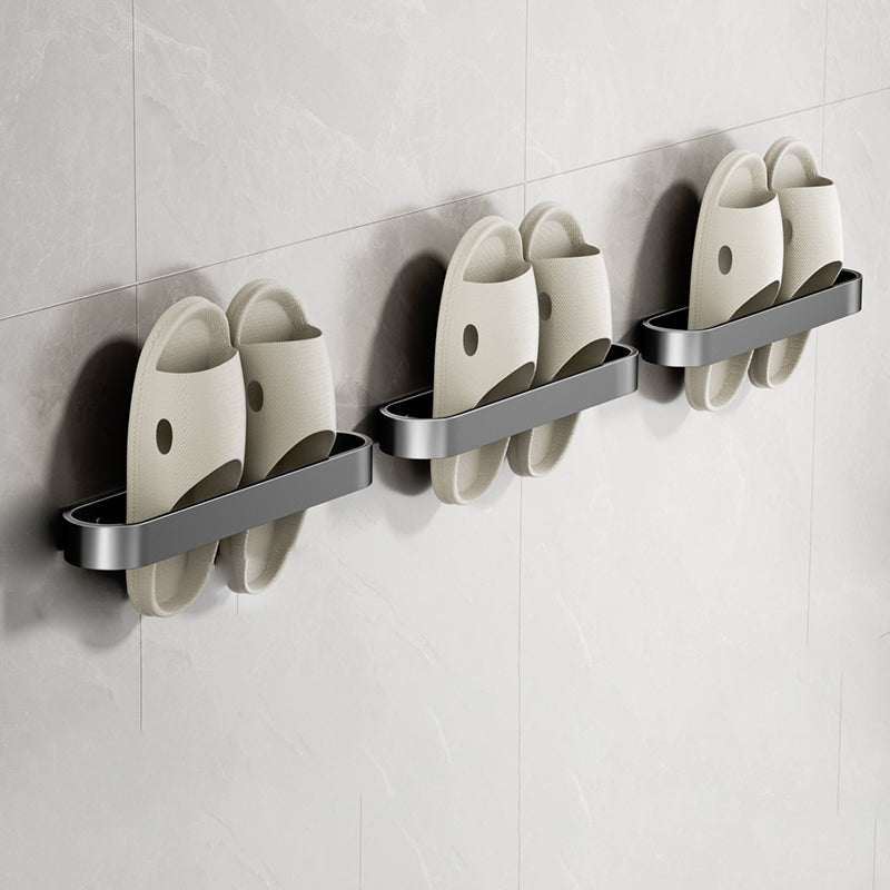 Minimalistic Bathroom Accessory Set Metal Slipper Rack/Towel Bar