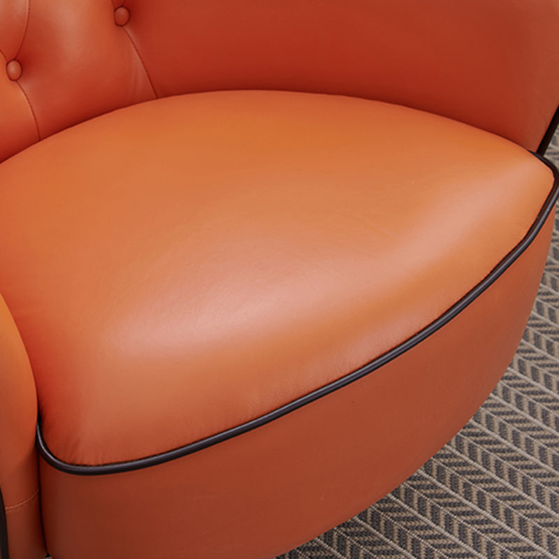 Tufted Cushions Side Chair Arms Included Lounge Chair for Living Room