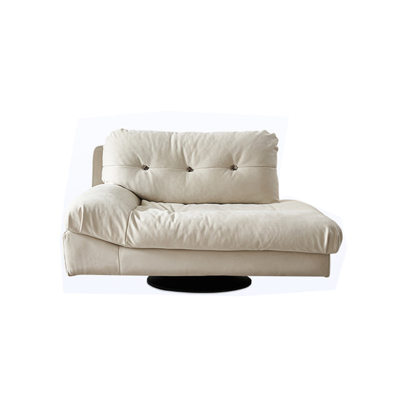 Modern Chaise Square Arms Chaise Lounge Couch for Living Room