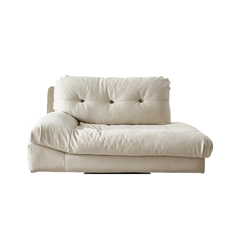 Modern Chaise Square Arms Chaise Lounge Couch for Living Room