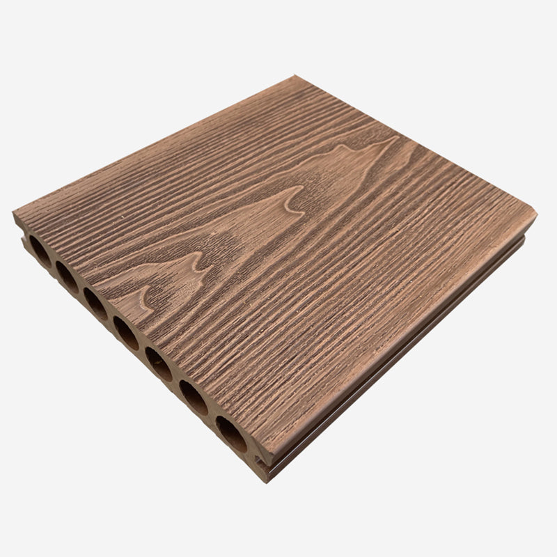Embossed Square Patio Flooring Tiles Composite Nailed Flooring Tiles Garden