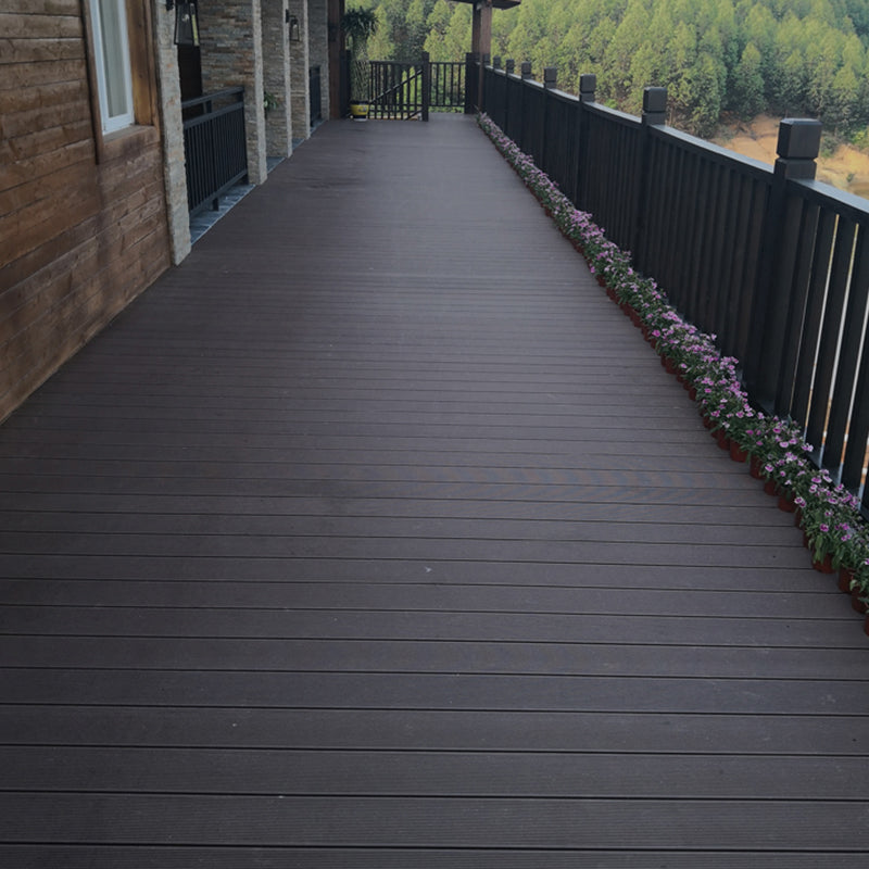 Embossed Square Patio Flooring Tiles Composite Nailed Flooring Tiles Garden