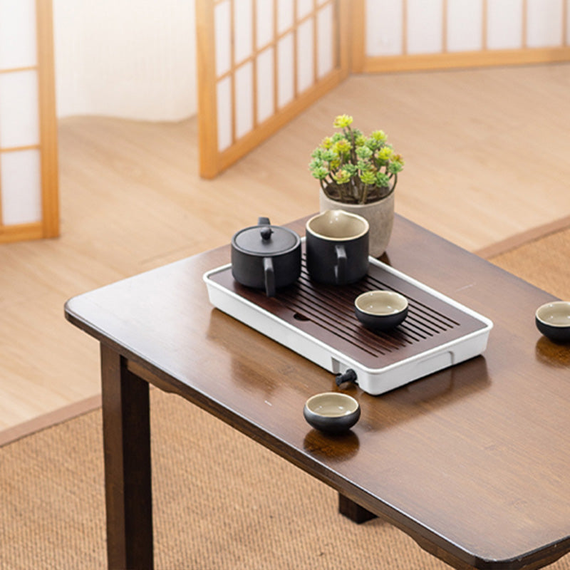 18" Wide Contemporary Coffee Table 4 Legs Coffee Cocktail Table