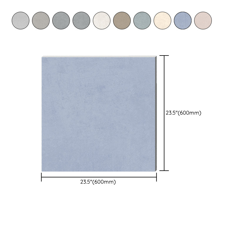 Matte Rectangular Singular Tile Cement Straight Edge Floor Tile