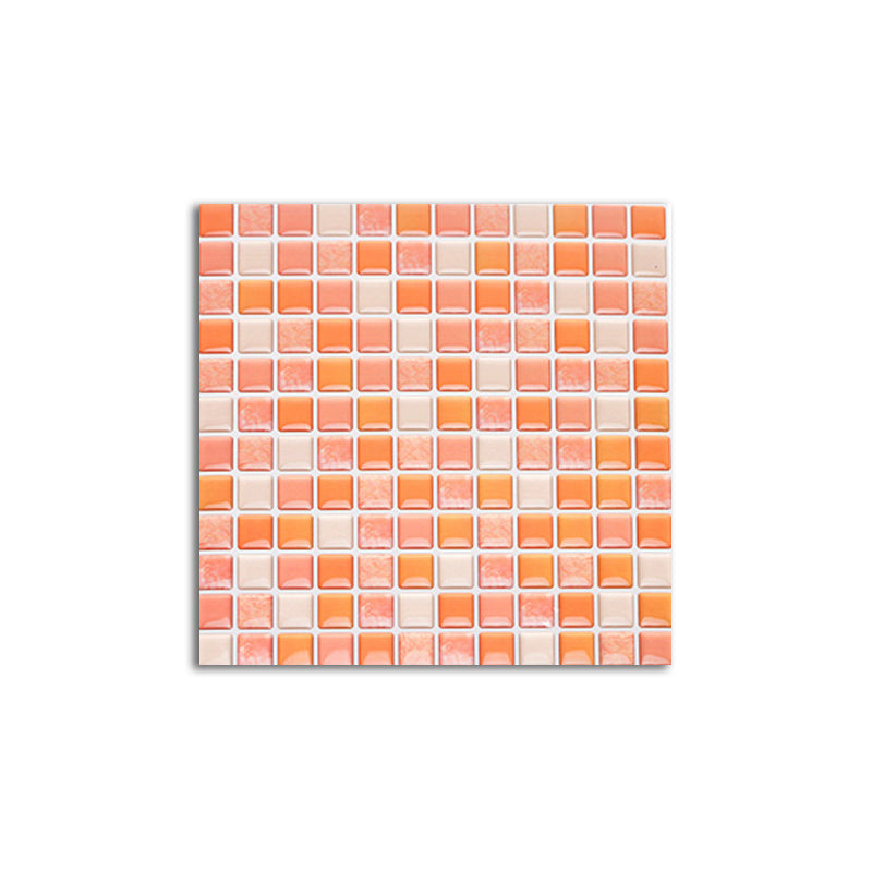 Colorful Mosaic Peel & Stick Tile Water-resistant for Backsplash Wall