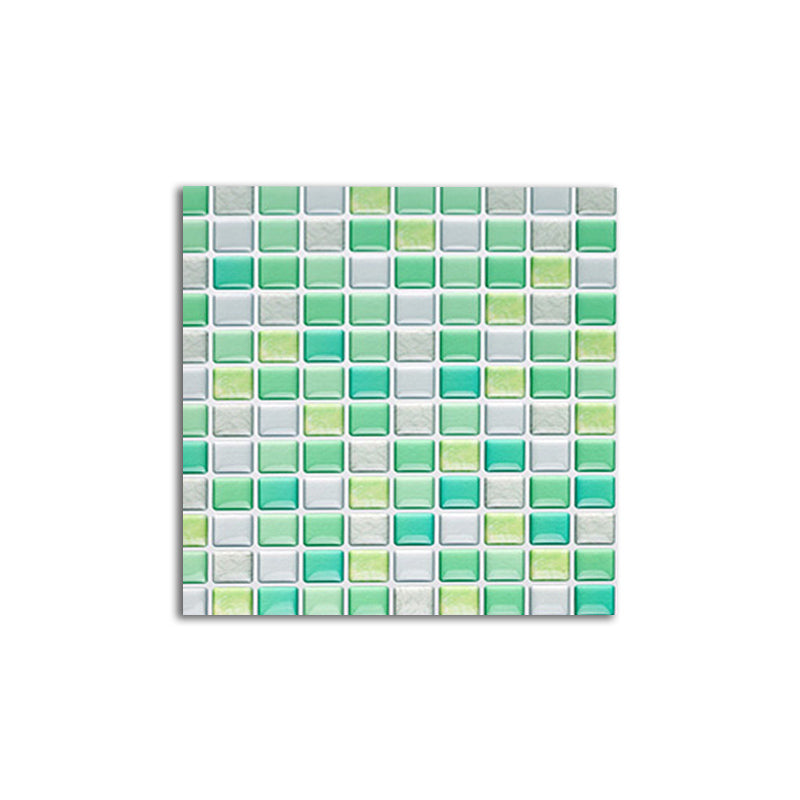 Colorful Mosaic Peel & Stick Tile Water-resistant for Backsplash Wall