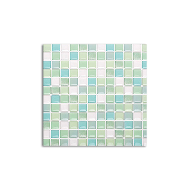 Colorful Mosaic Peel & Stick Tile Water-resistant for Backsplash Wall