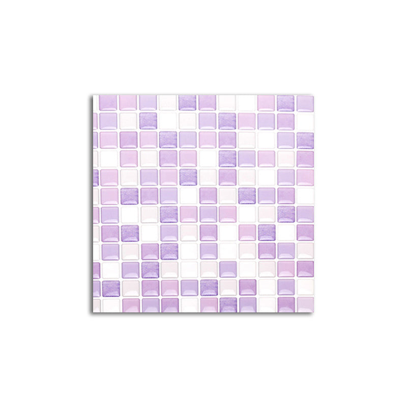 Colorful Mosaic Peel & Stick Tile Water-resistant for Backsplash Wall