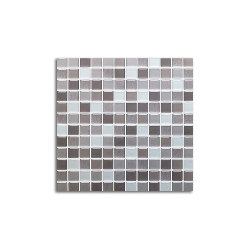 Colorful Mosaic Peel & Stick Tile Water-resistant for Backsplash Wall