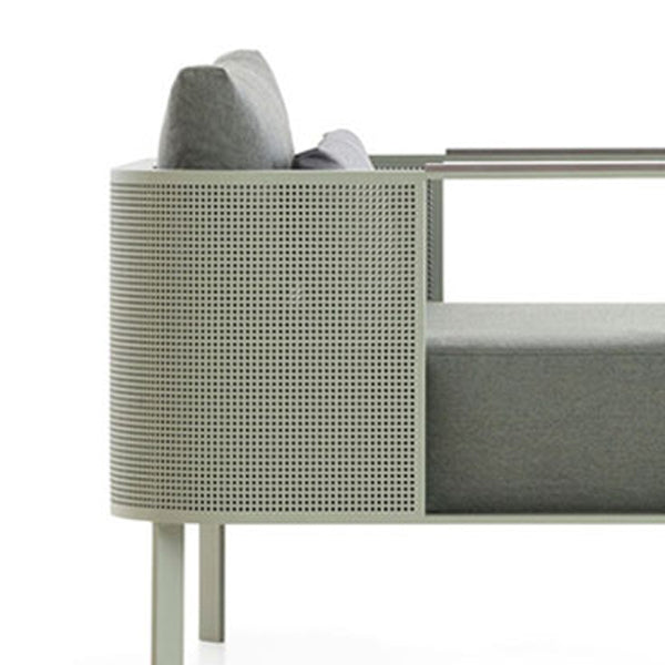 Metal Frame Outdoor Patio Sofa Industrial Water Resistant Patio Sofa