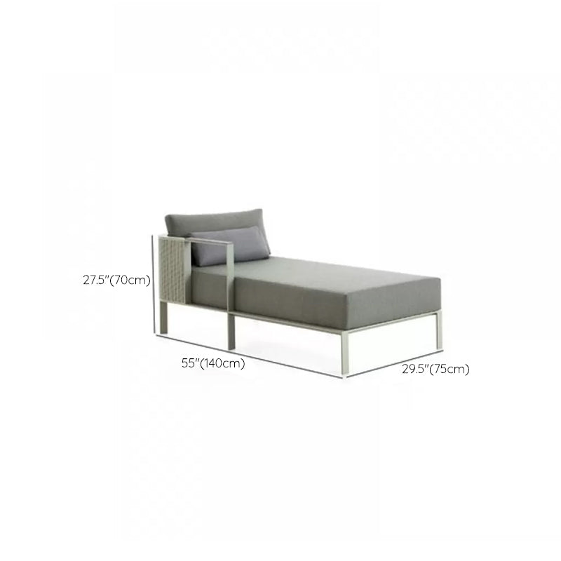 Metal Frame Outdoor Patio Sofa Industrial Water Resistant Patio Sofa