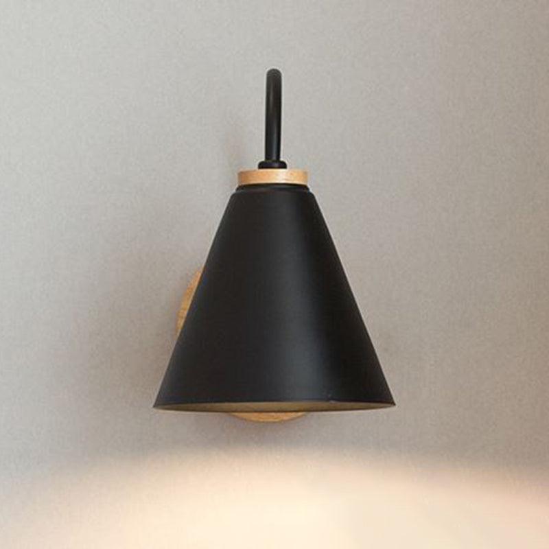 Metal Cone Shape Wall Sconce Modern Style 1 Light Wall Light Sconce
