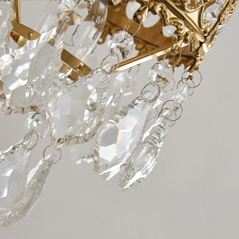 Crystal Geometric Shape Wall Sconce Modern Style 1 Light Wall Light Sconce