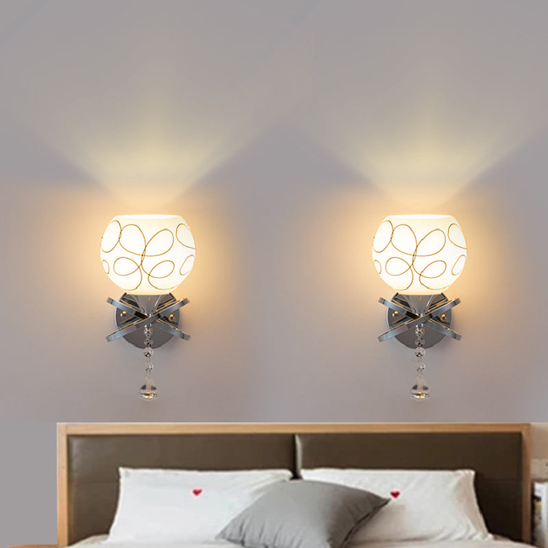 Modern Simple Iron Vanity Light Ball Shape Vanity Lamp for Shower Room