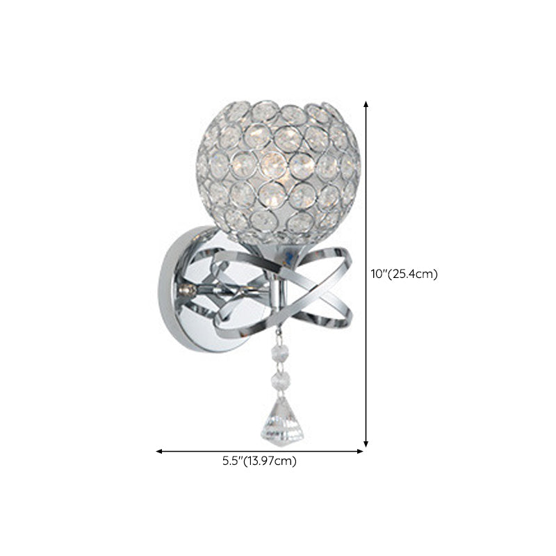 Modern Simple Iron Vanity Light Ball Shape Vanity Lamp for Shower Room