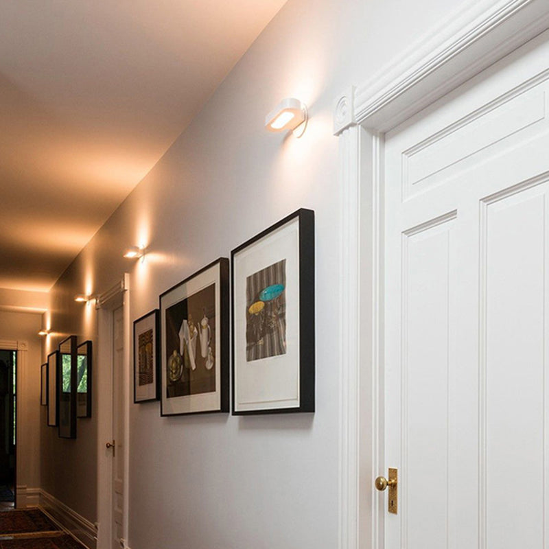 Modern Simple Aluminum Vanity Light Ellipse Shape Vanity Lamp for Shower Room