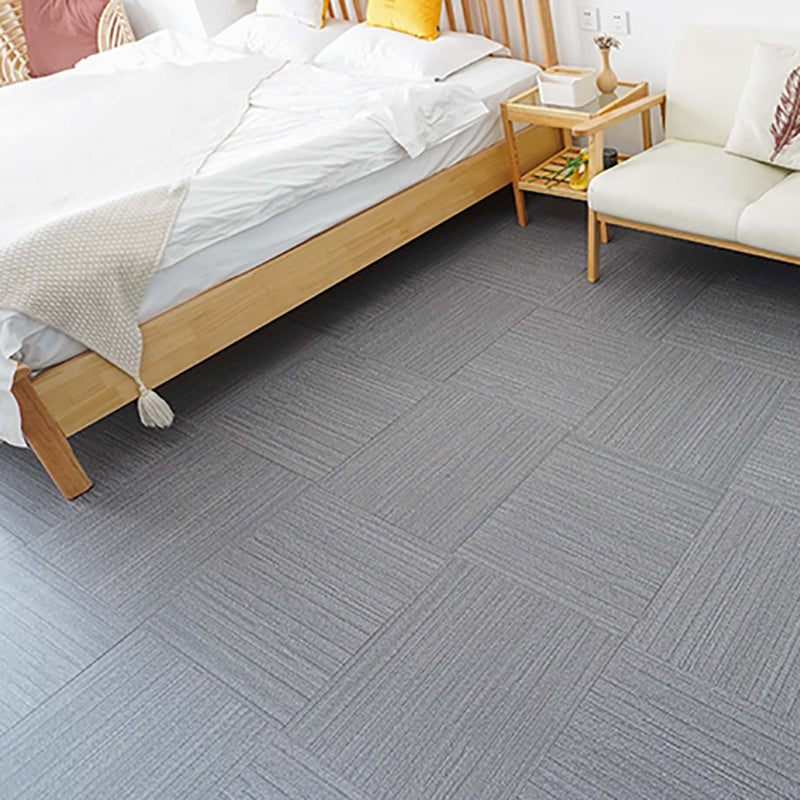 Square Scratch Resistant Plastic Floor Water Resistant Peel & Stick Floor Tiles