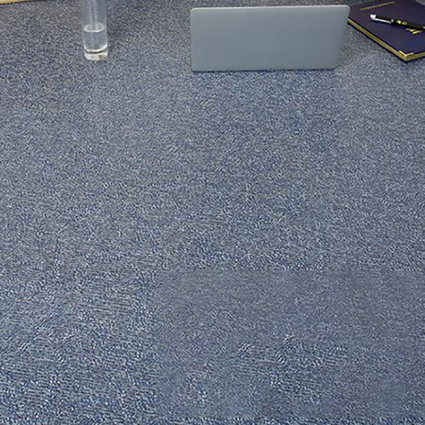 Modern Water Resistant Plastic Floor Fabric Look Square Edge Floor Tiles