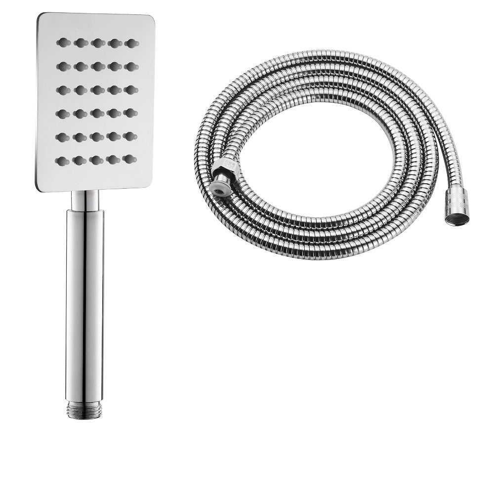 Contemporary Stainless Steel Hand Shower Self-Cleaning Showerhead