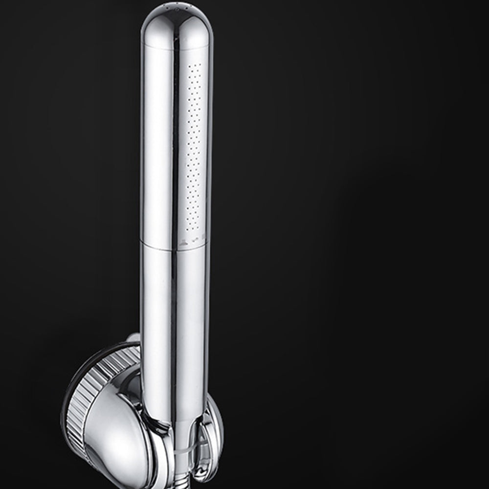 Simple Handheld Shower Head Square 304 Stainless Steel Shower Head