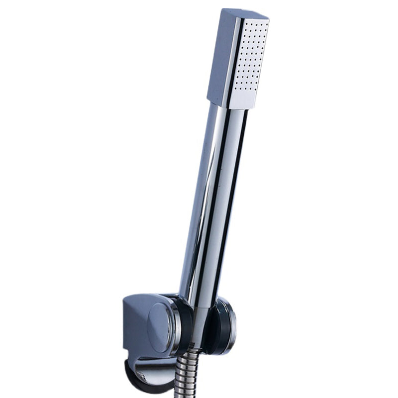 Simple Handheld Shower Head Square 304 Stainless Steel Shower Head