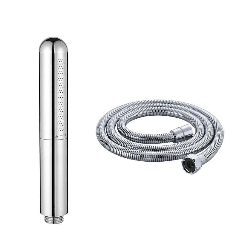 Simple Handheld Shower Head Square 304 Stainless Steel Shower Head