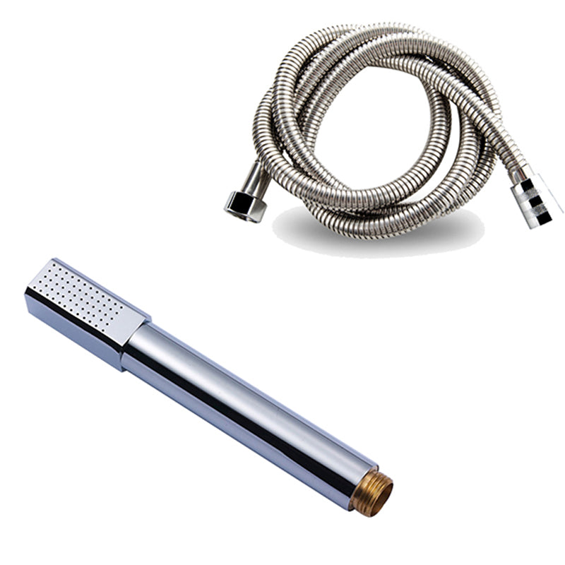 Simple Handheld Shower Head Square 304 Stainless Steel Shower Head