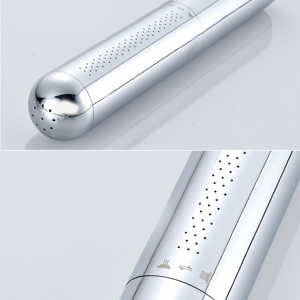 Simple Handheld Shower Head Square 304 Stainless Steel Shower Head