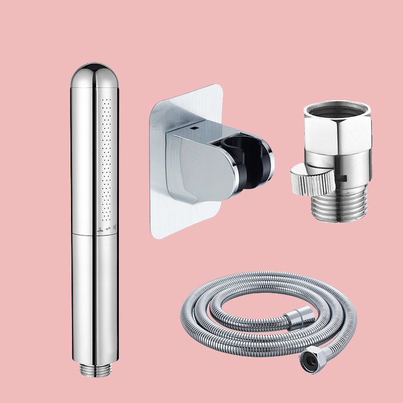 Simple Handheld Shower Head Square 304 Stainless Steel Shower Head