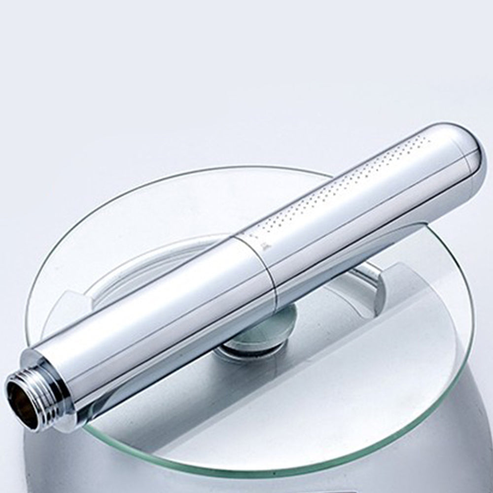 Simple Handheld Shower Head Square 304 Stainless Steel Shower Head