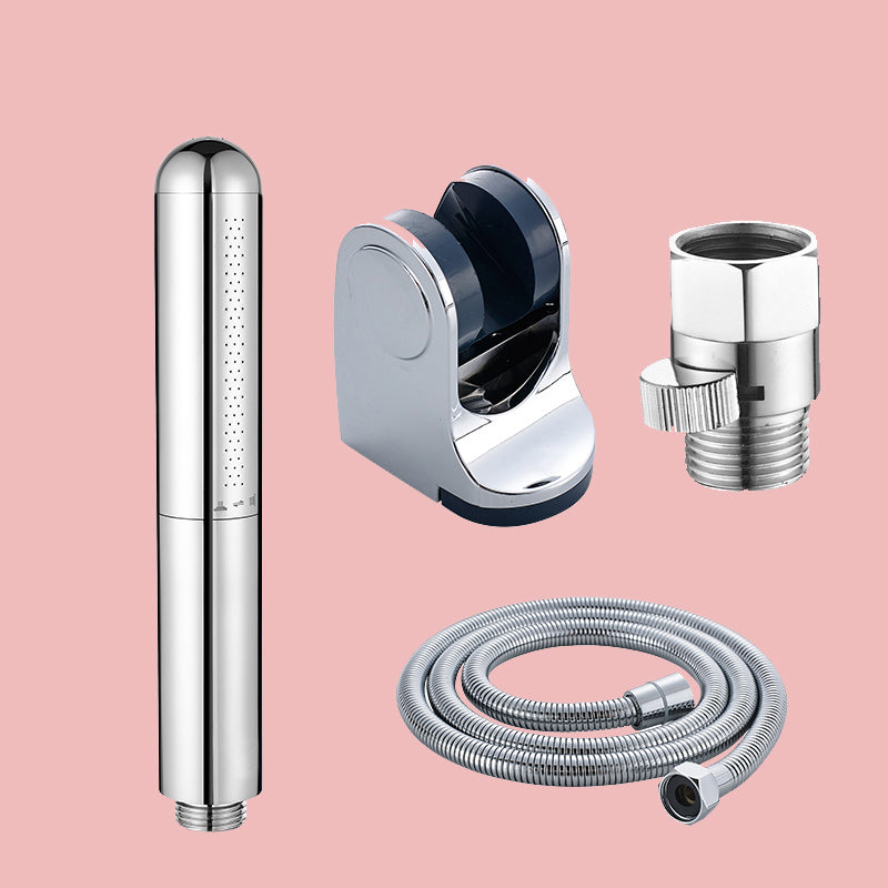 Simple Handheld Shower Head Square 304 Stainless Steel Shower Head