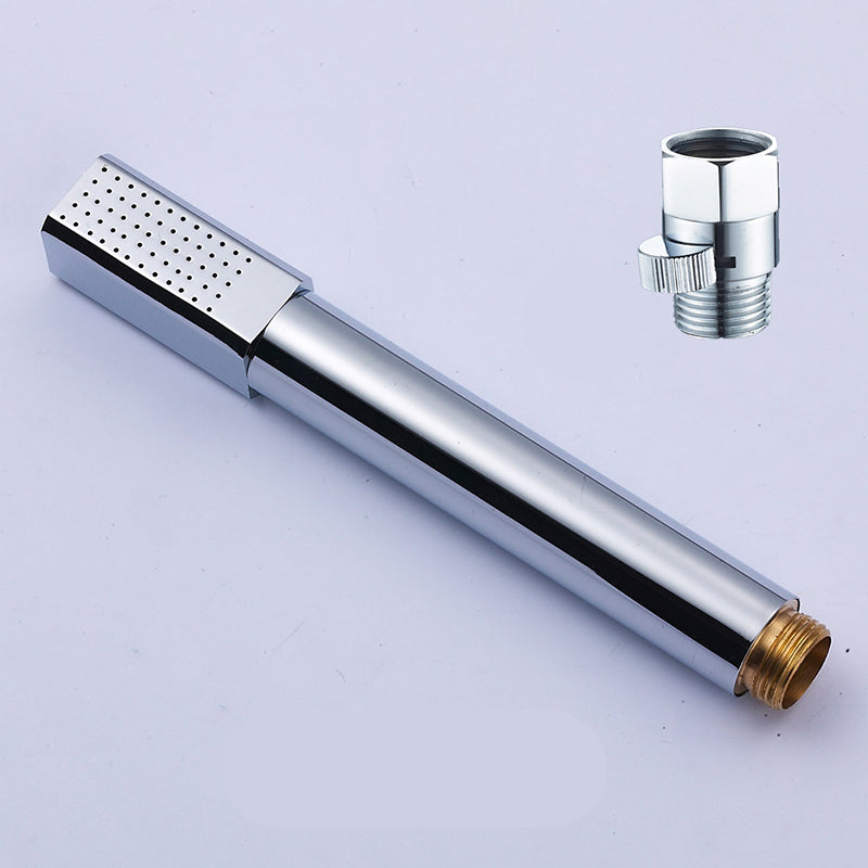 Simple Handheld Shower Head Square 304 Stainless Steel Shower Head