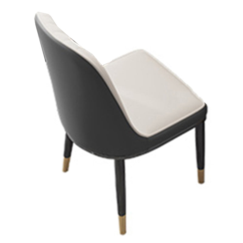 Glossy White Dining Table Set 1/7 Pieces Dinette Set with Chairs