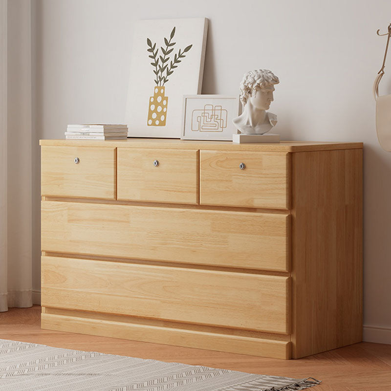 Contemporary Horizontal Lingerie Chest Wood Storage Dresser for Home