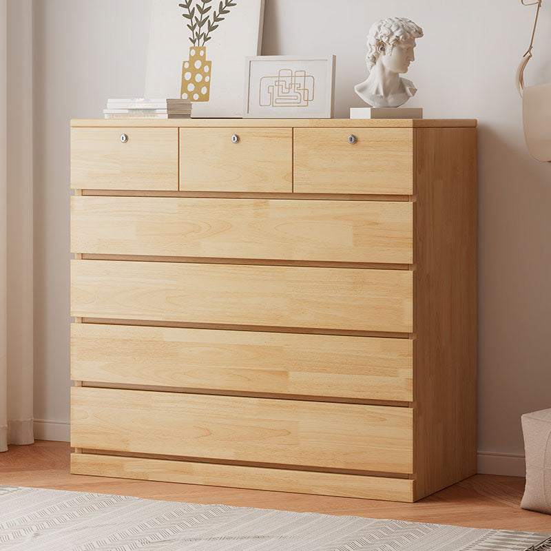 Modernism Horizontal Lingerie Chest Wooden Dresser with 5/7 Drawers for Home