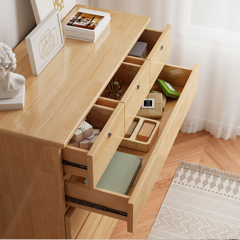 Modernism Horizontal Lingerie Chest Wooden Dresser with 5/7 Drawers for Home