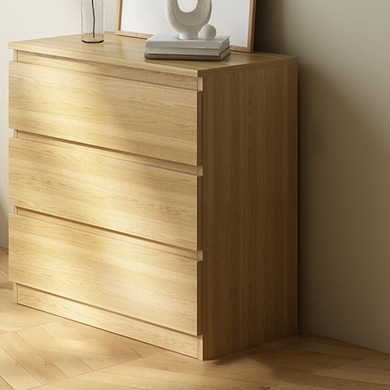 Contemporary Engineered Wood Vertical Storage Chest Bedroom Chest with Drawers