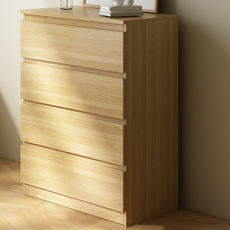 Contemporary Engineered Wood Vertical Storage Chest Bedroom Chest with Drawers